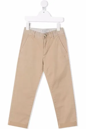 Woolrich Embroidered-logo four-pocket chinos