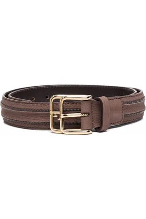 Gianfranco Ferré 1990s twist detailing buckle belt