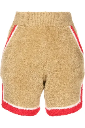 UNDERCOVER Side-stripe towelling shorts
