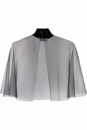 Atu Body Couture Sequin-embellished sheer top