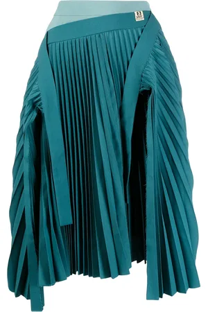 Maison Mihara Yasuhiro Pleated asymmetric skirt