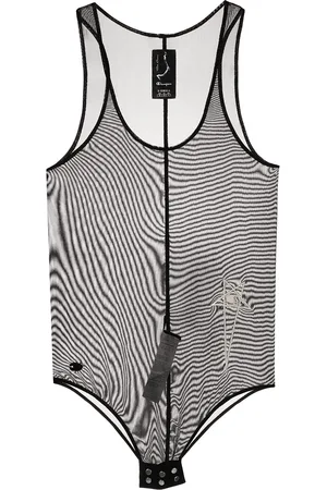 Rick Owens Embroidered-logo tank top