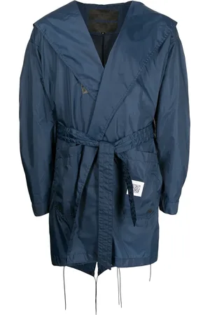 Fumito Ganryu Reflective panel hooded raincoat