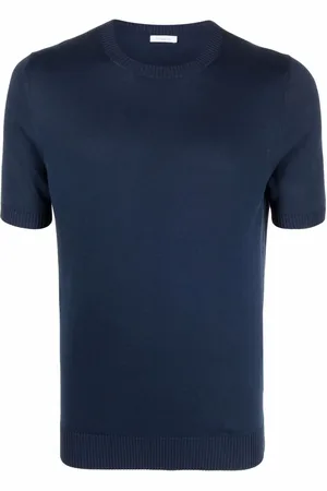 Malo Short-sleeve fitted knit top