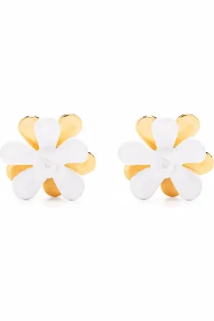 Marni Floral appliqué stud earrings