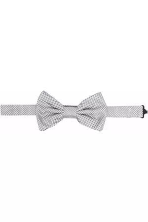 Lady Anne Woven-detail bow-tie