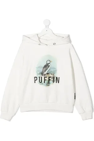 Le pandorine Puffin graphic-print hoodie