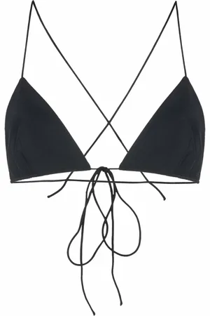 Serafini Triangle cross-strap bikini top