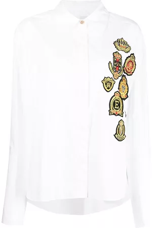 Edward Achour Paris Embroidered long-sleeve shirt