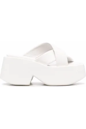 White platform best sale dress sandals