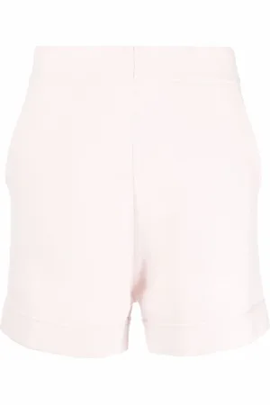 Allude High-waisted knitted shorts