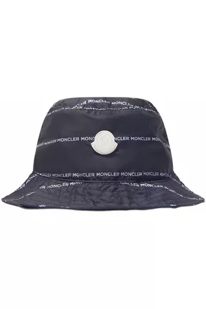 Moncler Hats - Logo-stripe bucket hat
