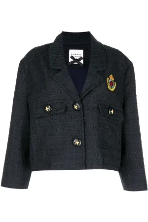 Edward Achour Paris Single-breast cropped blazer