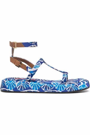 La DoubleJ Jazzy seashell-print sandals