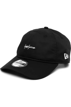 YOHJI YAMAMOTO Men Caps - Logo embroidered baseball cap