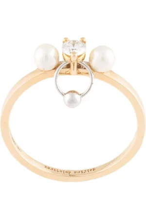 DELFINA DELETTREZ 18kt yellow Two in One diamond ring
