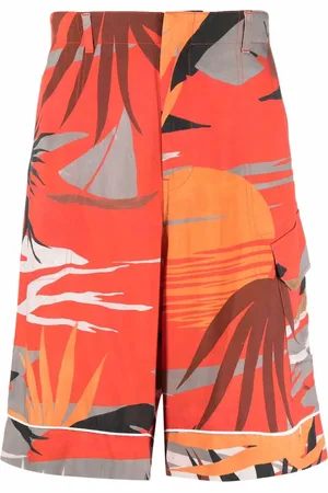 Palm Angels Hawaii graphic-print cargo shorts