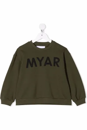 MYAR Logo-print crew neck sweatshirt