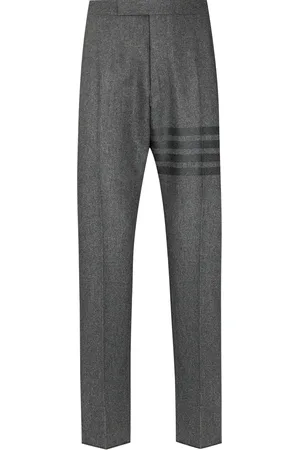 Thom Browne Tonal 4-Bar flannel trousers