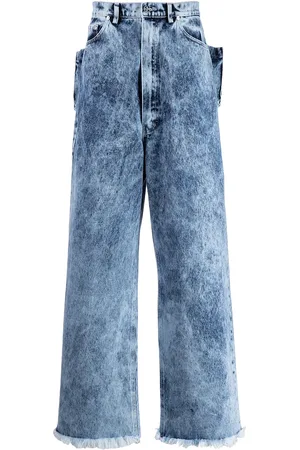 Natasha Zinko Acid wash storage-box jeans