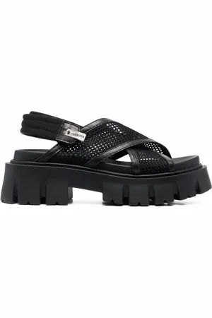 Premiata Mesh-strap detail sandals