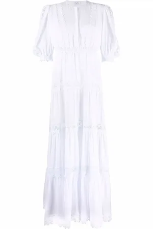 CHARO RUIZ IBIZA Nadine lace-detail maxi dress