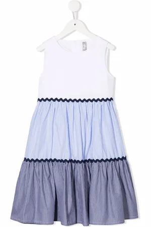 Il gufo Colour-block flared dress