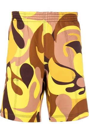 Marni Abstract-print track shorts