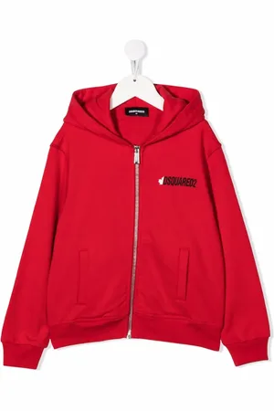 Dsquared2 Logo-print zip-up hoodie