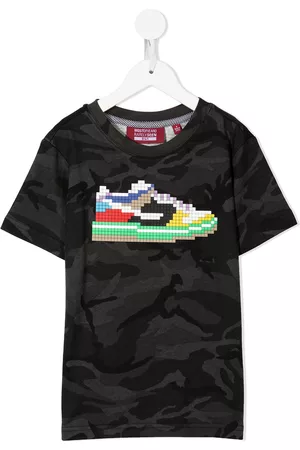 MOSTLY HEARD RARELY SEEN Boys Long Sleeve Polo Shirts - Low Cowboy print T-shirt