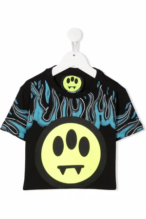 BARROW Flame logo print T-shirt