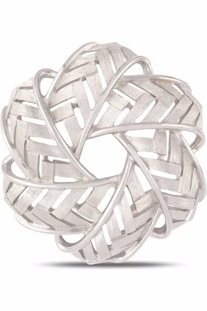 Susan Caplan 1960s cut-out floral brooch