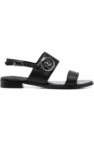Liu Jo Erin logo-plaque slingback sandals