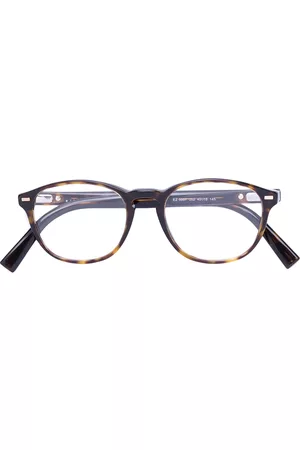 Z Zegna Men Sunglasses - Tortoiseshell round-frame glasses