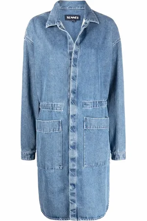 SUNNEI Denim overshirt coat