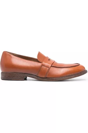 MOMA Leather slip-on loafers