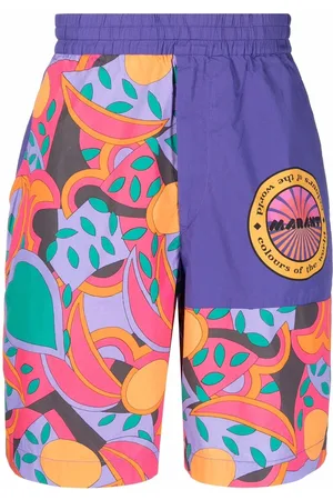 Isabel Marant Patterned high-waisted shorts