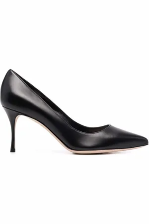Sergio Rossi Godiva 75mm polished-finish pumps