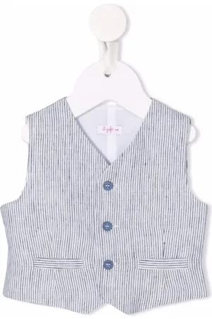 Il gufo V-neck button-up waistcoat