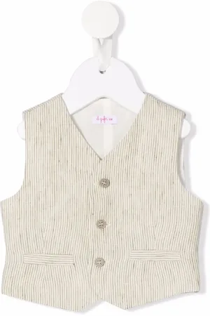 Il gufo V-neck button-up waistcoat