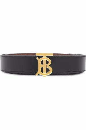 Burberry Logo-buckle reversible belt