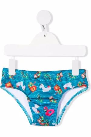 SIOLA Water-print swimming trunks
