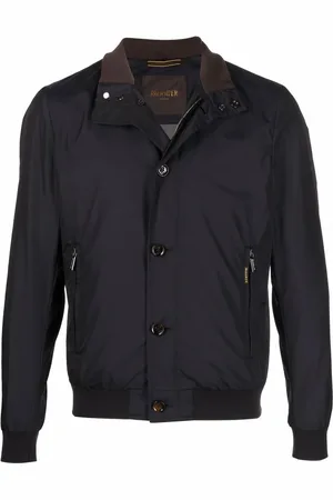 MOORER Button-down bomber jacket