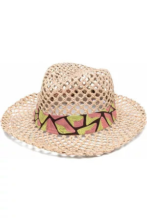 Emilio Pucci Tartuca-print ribbon sun hat