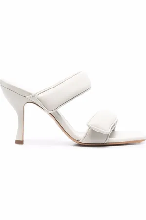 Gia Borghini Double-strap leather mules