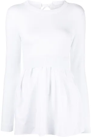 Patou Layered panelled jumper