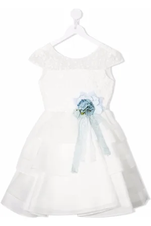 Mimilù Flower-applique detail dress