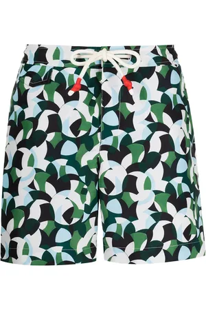 Orlebar Brown Geometric-pattern swim shorts