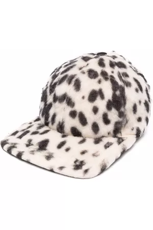 Jil Sander Dalmatian-print textured cap