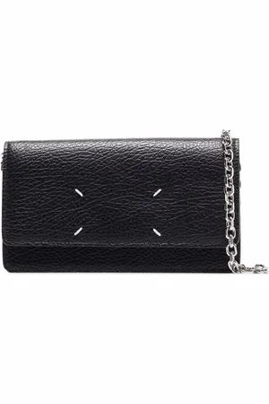 Maison Margiela Four-stitch leather wallet-on-chain